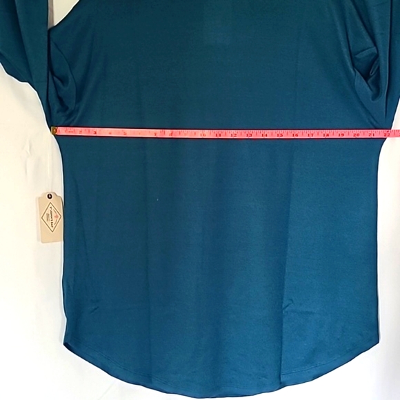 St. John's Bay Womens Cowl Neck Long Sleeve Tunic Top Size Large - Picture 14 of 15